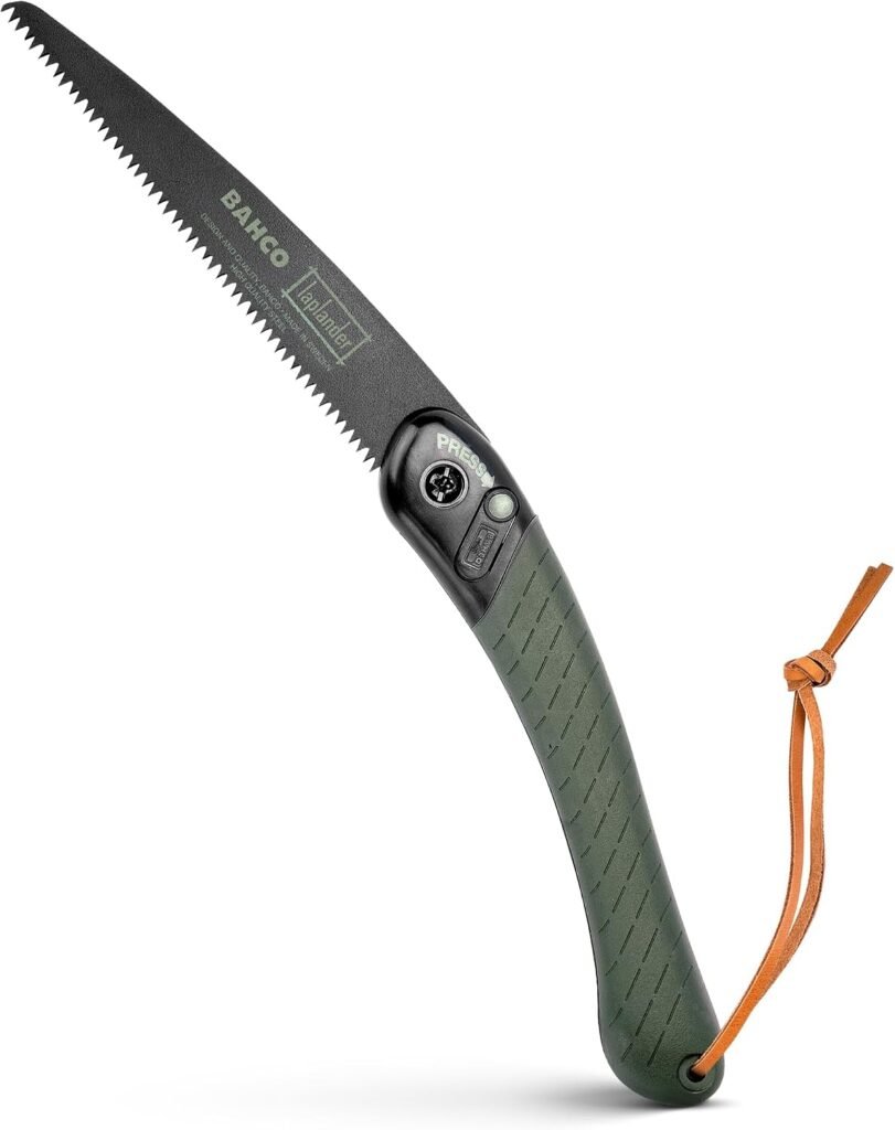 Trail Maintenance, Wood Processing And Camping Use, Rust Protected Blade, Secure Lock, Fast Cutting Action, Outdoor Tool